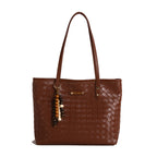 Ladies elegant braided Tote Bag-https://detail.1688.com/offer/964410202280.html-Calm Wears-Braun-Size: Single package without tag-Calm Wears