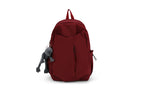 Backpack with Versatile Compartments and Charming Pendant