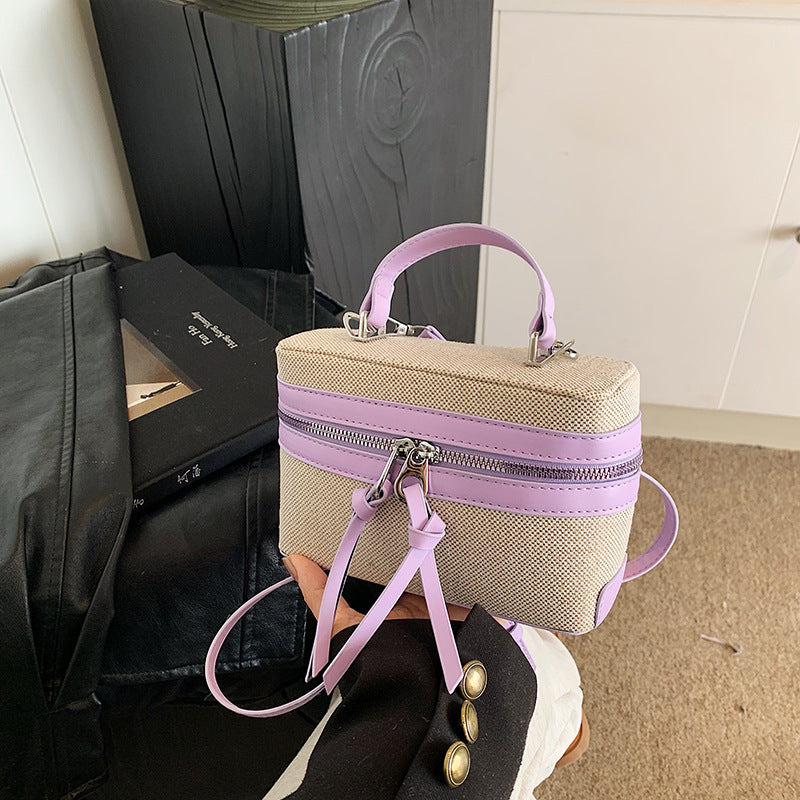 Stylish Textured Handheld Tote Bag