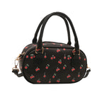 Playful Cherry Print Mini Handbag