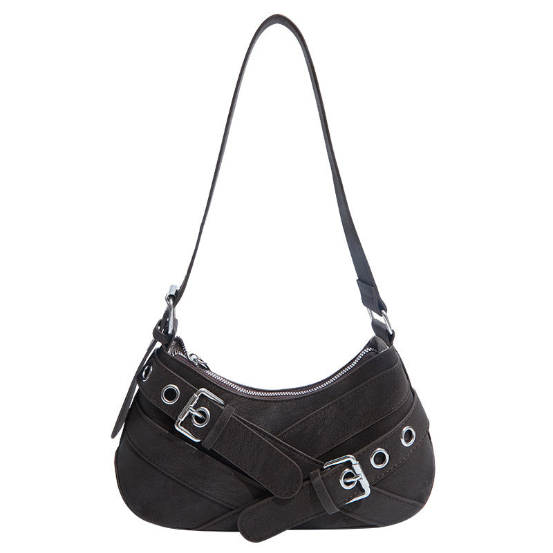 Women's fashionable shoulder bag made of soft suede leather with unique appliqué-https://detail.1688.com/offer/996722361329.html-Calm Wears-Braun-nothing-Calm Wears