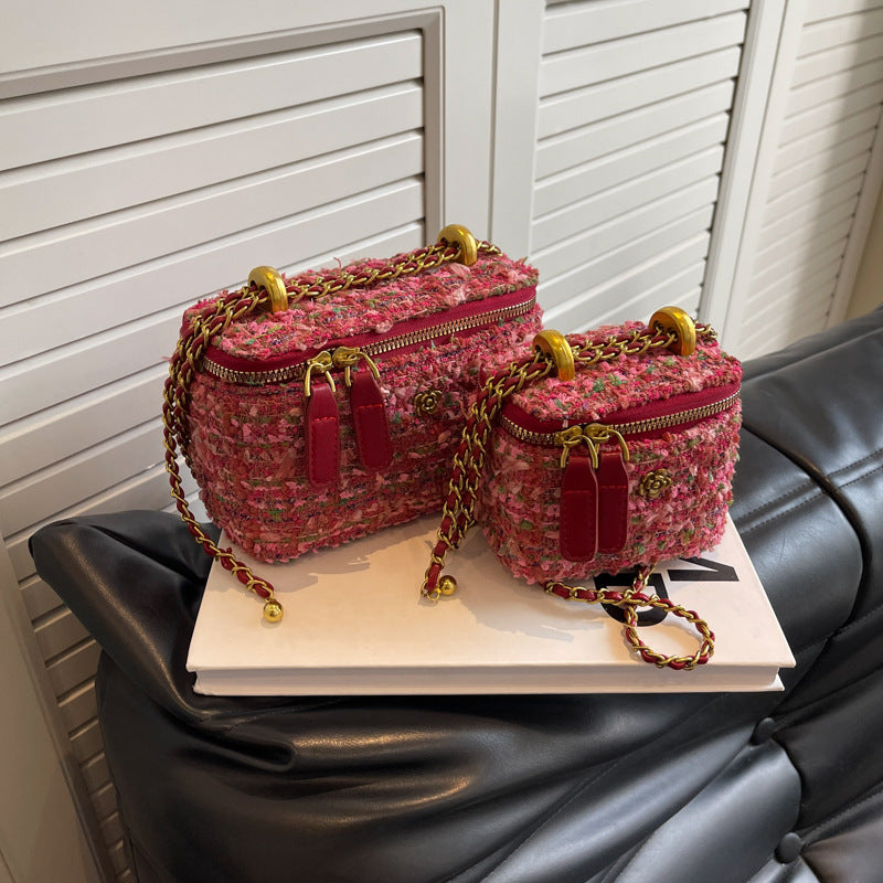 Women's mini handbag with removable shoulder strap-https://detail.1688.com/offer/1000462531202.html-Calm Wears-Magenta-S-Calm Wears
