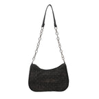 Stylish Chain-Handled Hobo Bag