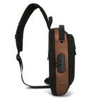 Crossbody Sling Bag with Multi-Functional Compartments