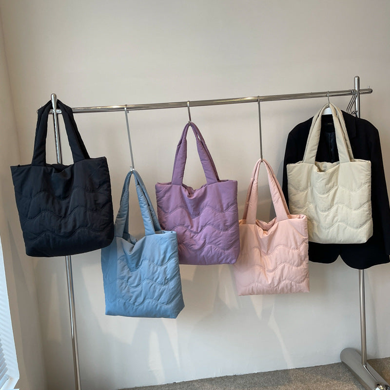 Quilted Everyday Tote Bag Calm Wears