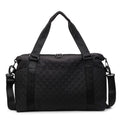 Quilted Fabric Travel Duffle Bag Calm Wears