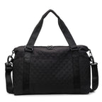 Quilted Fabric Travel Duffle Bag Calm Wears