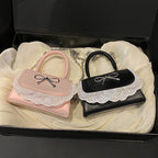 Ladies Mini Handbag with Ruffle Detail