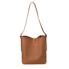 Ladies elegant Tote Bag with modern closure-https://detail.1688.com/offer/995598564070.html-Calm Wears-Braun-nothing-Calm Wears