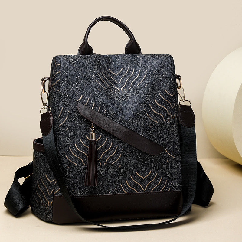Elegant Quilted Backpack
