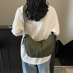 Casual Soft Fabric Hobo Bag Calm Wears