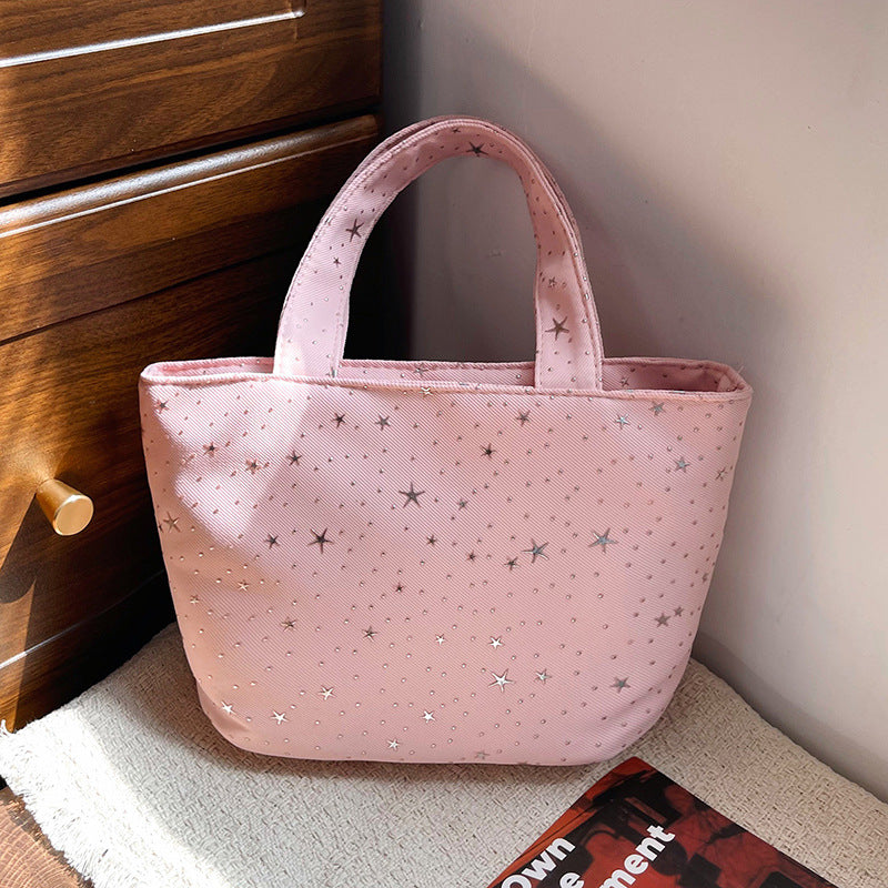 WoStar-Patterned Everyday Tote Bag
