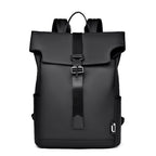 Roll-Top Waterproof Backpack Calm Wears 1786717558