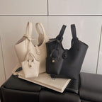 Ladies' tote bag with detachable mini organizer