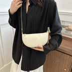 Minimalist Half-Moon Crossbody Bag