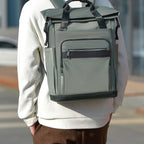 High-Capacity Waterproof Roll-Top Backpack