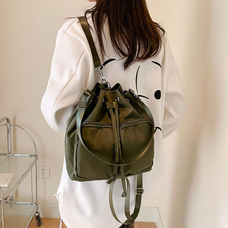 Multi-Functional Drawstring Backpack Calm Wears