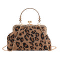 WoElegant Leopard Print Evening Handbag