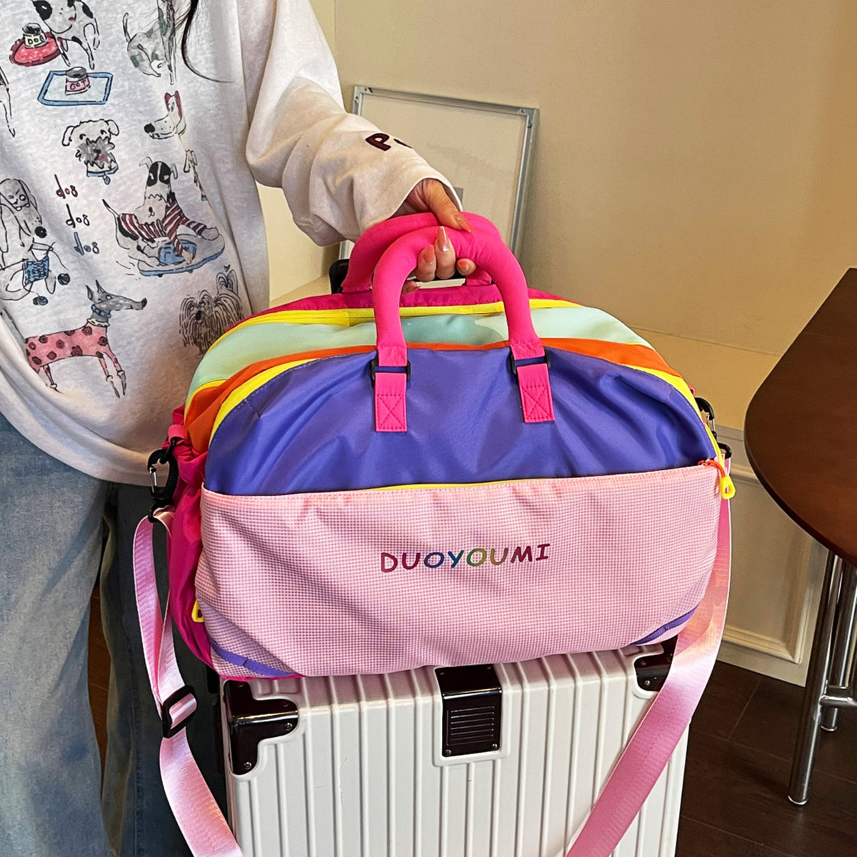 Colorful Travel Duffel