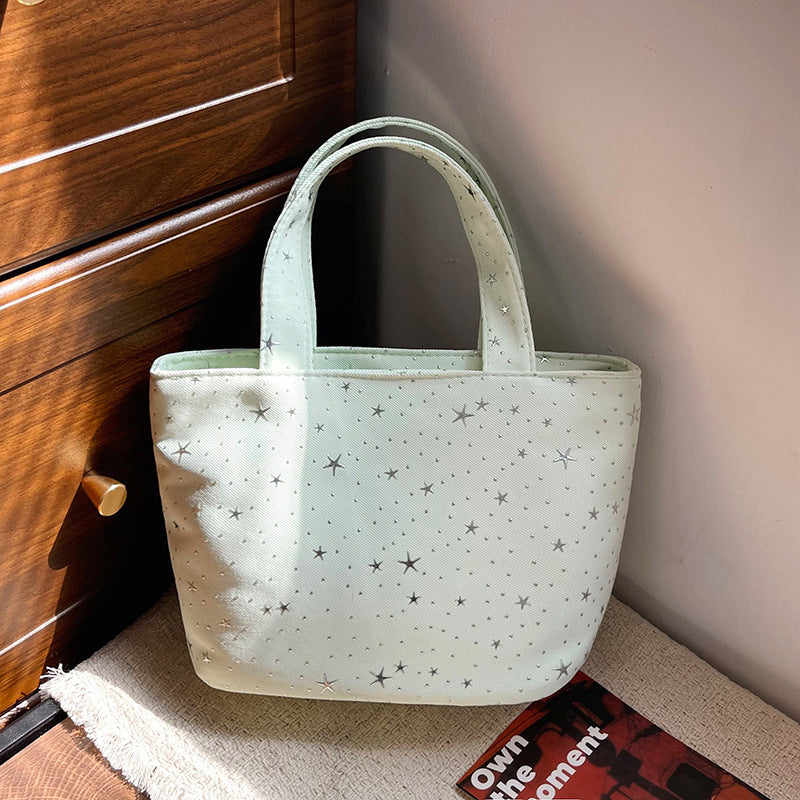 WoStar-Patterned Everyday Tote Bag