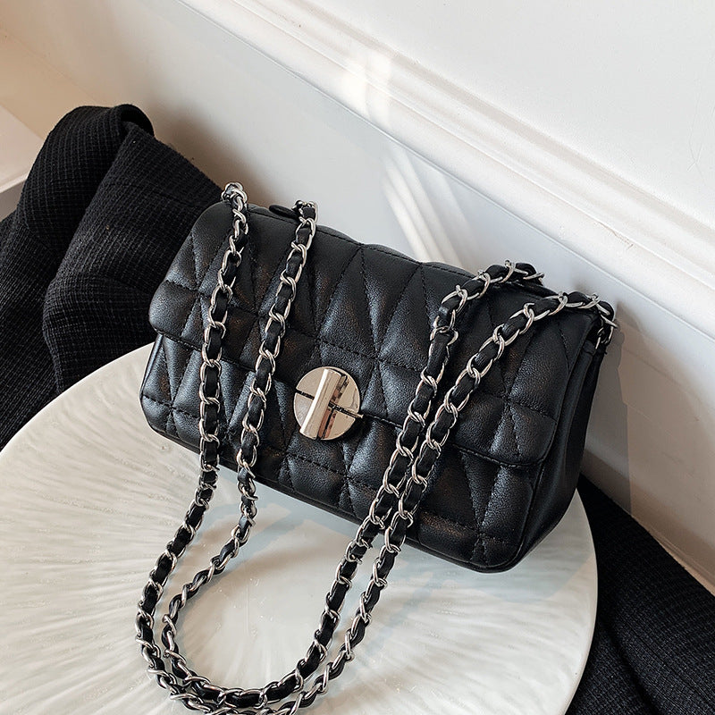 Quilted Chain Crossbody Bag