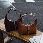 Women high-quality hobo bag made of suede-https://detail.1688.com/offer/994038237310.html-Calm Wears-Braun-nothing-Calm Wears