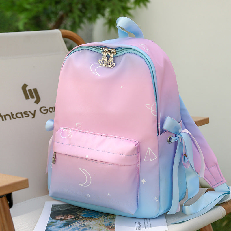 Stylish Galaxy Print Backpack