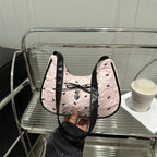 Charming Bow Embellished Handbag