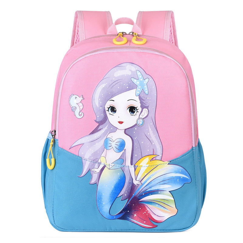 Mermaid-Themed School Backpack