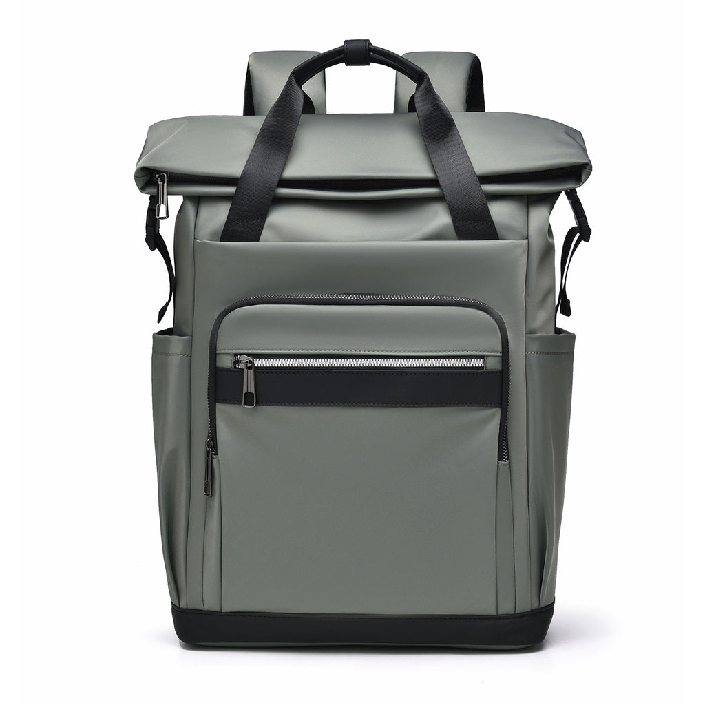 High-Capacity Waterproof Roll-Top Backpack