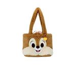 Plush Tote Bag with Animal Face
