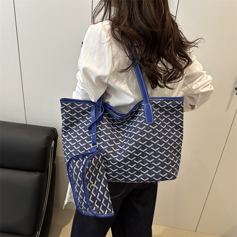 Women's elegant shopping bag with modern pattern-https://detail.1688.com/offer/912566693411.html-Calm Wears-Black-nothing-Calm Wears
