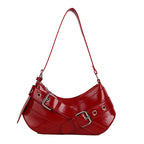 Stylish Patent Leather Shoulder Bag