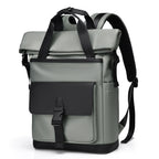 Modern Roll-Top Waterproof Backpack Calm Wears