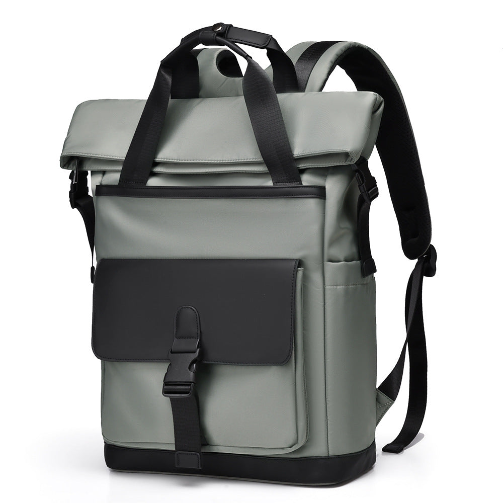 Modern Roll-Top Waterproof Backpack Calm Wears