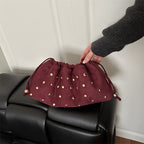 WoChic Studded Drawstring Clutch Bag