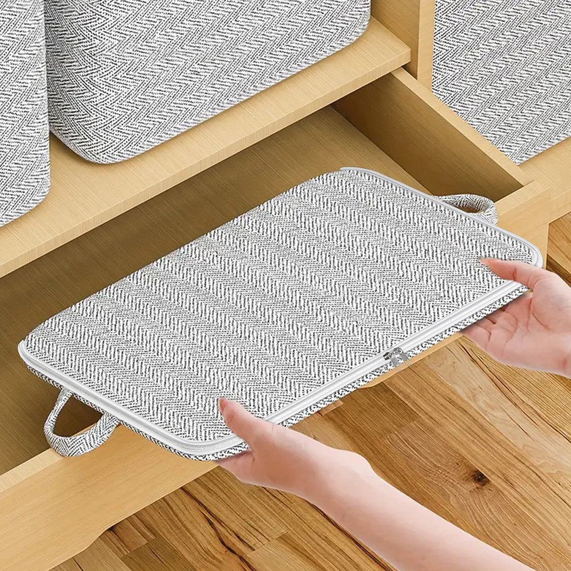 Unisex Stylish Woven Storage Hamper