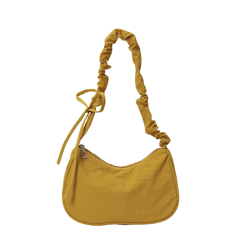 Textured Fabric Sling Bag