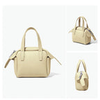 Compact Textured Handheld Satchel