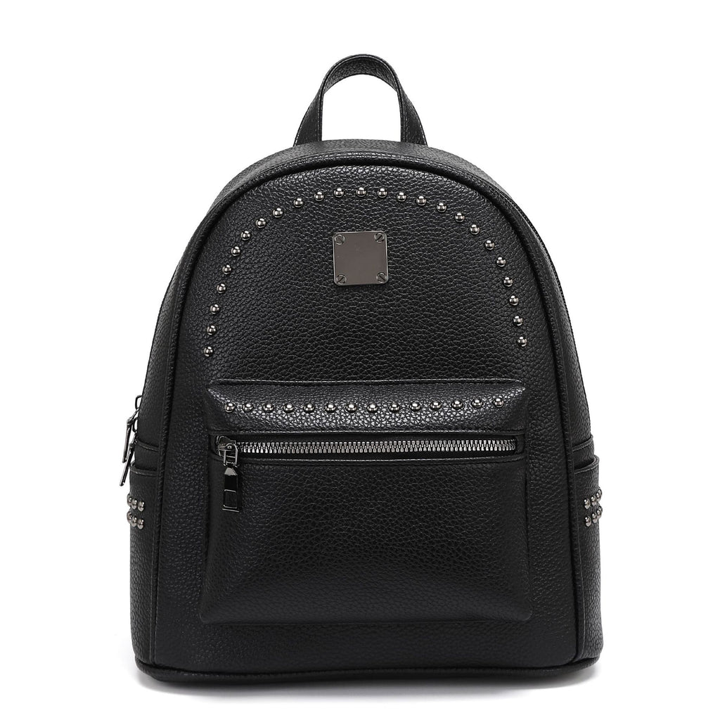 Studded Leather Backpack
