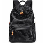Durable Water-Resistant Camo Backpack