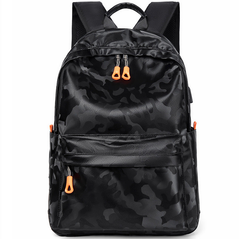 Durable Water-Resistant Camo Backpack