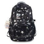 Children's Starry-Themed Plush Ear Backpack