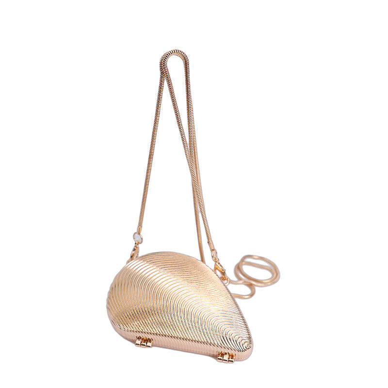 Shell-Shaped Crossbody Bag