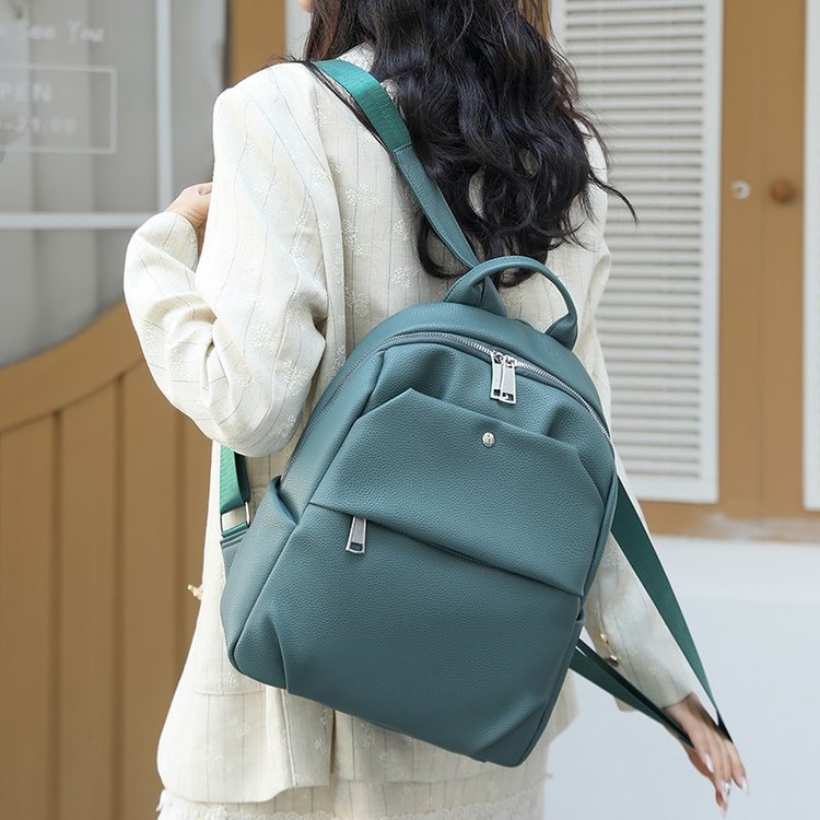 Premium Leather Laptop Backpack Calm Wears