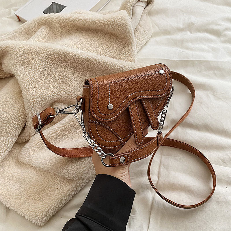 Women's mini handbag in modern, structured design