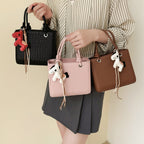 Women's mini bag with animal charm and modern crocodile look