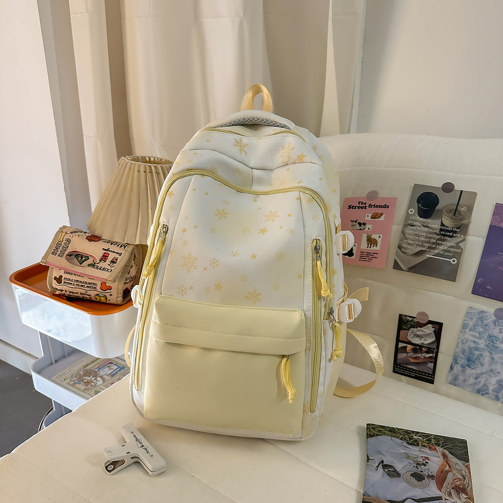 Multifunctional backpack with playful design and ergonomic padding