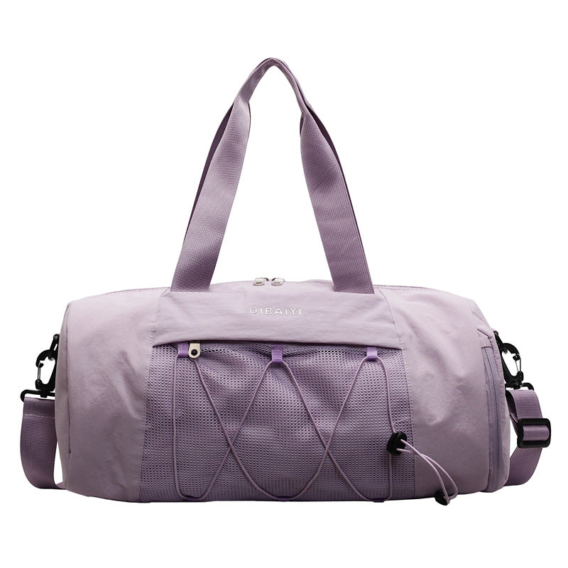 Mesh-Designed Sports Duffle Bag