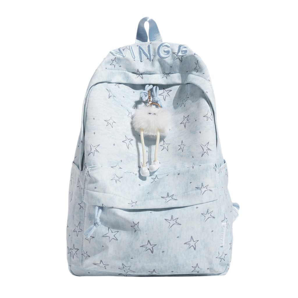Women’s Stylish Star-Printed Backpack